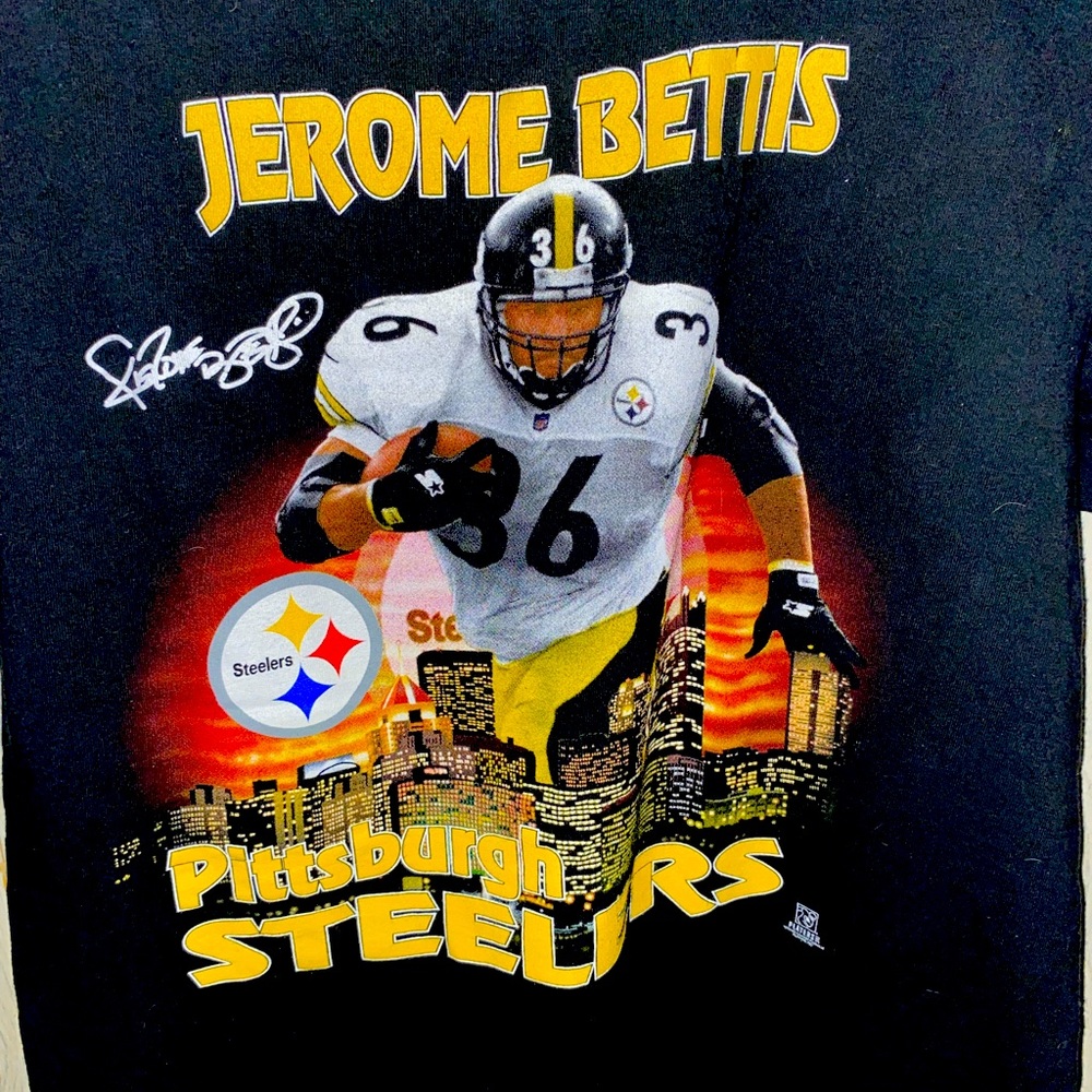 Vintage Pittsburg Steelers Jerome Bettis tee